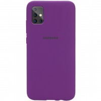 Чехол Silicone Cover Full Protective (AA) для Samsung Galaxy A71 Фіолетовий (18465)