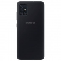 Чехол Silicone Cover Full Protective (AA) для Samsung Galaxy A71 Чорний (18466)