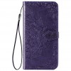 Кожаный чехол (книжка) Art Case с визитницей для Samsung Galaxy A51 Фіолетовий (13151)