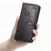 Кожаный чехол (книжка) Art Case с визитницей для Samsung Galaxy A51 Чорний (13152)