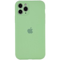 Чехол Silicone Case Full Camera Protective (AA) для Apple iPhone 11 Pro (5.8'') М'ятний (4498)