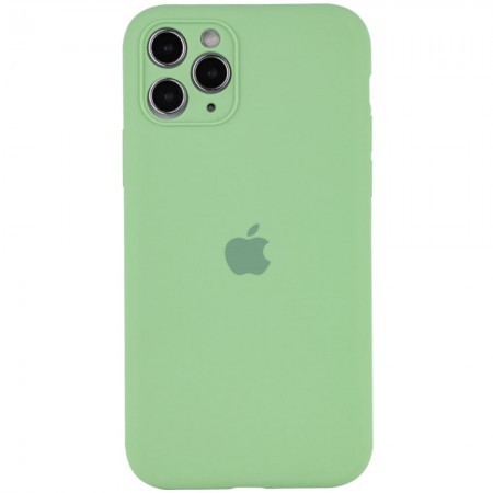 Чехол Silicone Case Full Camera Protective (AA) для Apple iPhone 11 Pro (5.8'') Мятный (4498)