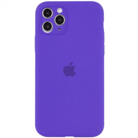 Чехол Silicone Case Full Camera Protective (AA) для Apple iPhone 11 Pro (5.8'') Фиолетовый (4514)