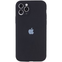 Чехол Silicone Case Full Camera Protective (AA) для Apple iPhone 11 Pro Max (6.5'') Чорний (4525)