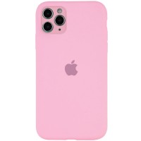Чехол Silicone Case Full Camera Protective (AA) для Apple iPhone 11 Pro Max (6.5'') Рожевий (4517)