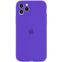 Чехол Silicone Case Full Camera Protective (AA) для Apple iPhone 11 Pro Max (6.5'') Фіолетовий (4531)