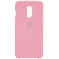 Чехол Silicone Cover (AA) для OnePlus 7 Рожевий (12425)
