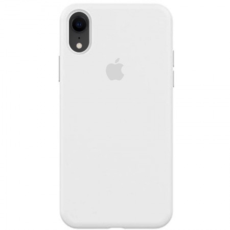 Чехол Silicone Case Full Protective (AA) для Apple iPhone XR (6.1'') Белый (4560)