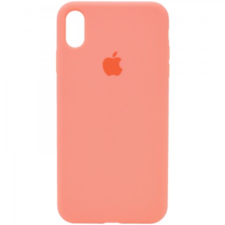 Чехол Silicone Case Full Protective (AA) для Apple iPhone XR (6.1'') Оранжевый (4573)