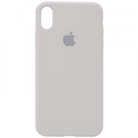 Чехол Silicone Case Full Protective (AA) для Apple iPhone XR (6.1'') Серый (4579)