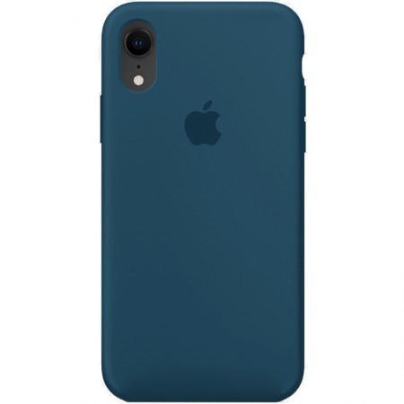 Чехол Silicone Case Full Protective (AA) для Apple iPhone XR (6.1'') Синий (17188)