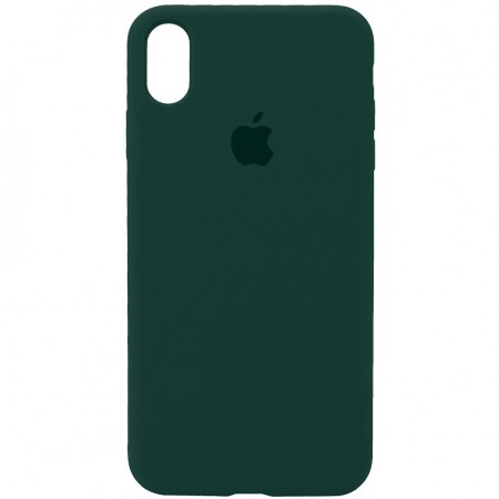 Чехол Silicone Case Full Protective (AA) для Apple iPhone XR (6.1'') Зелений (13045)