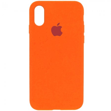 Чехол Silicone Case Full Protective (AA) для Apple iPhone XR (6.1'') Оранжевый (4590)