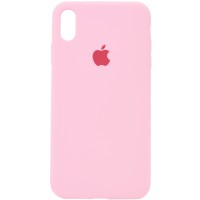 Чехол Silicone Case Full Protective (AA) для Apple iPhone XR (6.1'') Рожевий (4561)