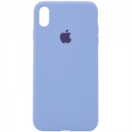 Чехол Silicone Case Full Protective (AA) для Apple iPhone XR (6.1'') Голубой (20434)