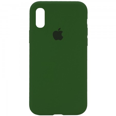 Чехол Silicone Case Full Protective (AA) для Apple iPhone XR (6.1'') Зелёный (17310)