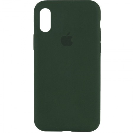 Чехол Silicone Case Full Protective (AA) для Apple iPhone XR (6.1'') Зелёный (22550)