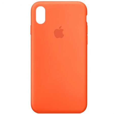 Чехол Silicone Case Full Protective (AA) для Apple iPhone XR (6.1'') Оранжевый (23968)