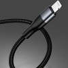 Дата кабель MJEMS US-SJ330 M2 Type-C to Lightning Fast Charging Cable 1.2m Чорний (13980)