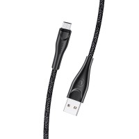 Дата кабель Usams US-SJ393 U41 Micro Braided Data and Charging Cable 1m Чорний (27475)