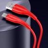 Дата кабель Usams US-SJ376 U38 Type-C 5A Fast Charging & Data Cable 1m Червоний (13981)