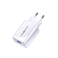 МЗП USAMS US-CC083 T22 Single USB QC3.0 Travel Charger (EU) Белый (37668)