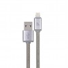 Дата кабель Hoco U5 ''Full-Metal'' Lightning Cable (1.2m) Сірий (28749)