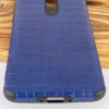 Кожаная накладка Epic Vivi Crocodile series для OnePlus 7T Pro Синій (4665)