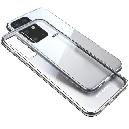 TPU чехол G-Case Shiny Series для Samsung Galaxy S20 Ultra Сріблястий (18258)