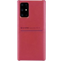 Кожаная накладка G-Case Cardcool Series для Samsung Galaxy S20+ Красный (4685)