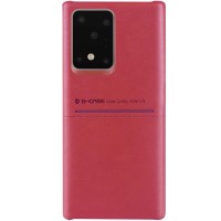 Кожаная накладка G-Case Cardcool Series для Samsung Galaxy S20 Ultra Красный (4689)