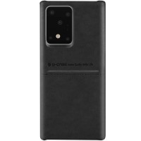 Кожаная накладка G-Case Cardcool Series для Samsung Galaxy S20 Ultra Черный (4691)