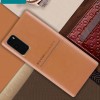 Кожаная накладка G-Case Cardcool Series для Samsung Galaxy S20 Коричневий (4692)
