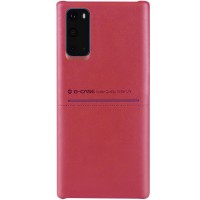 Кожаная накладка G-Case Cardcool Series для Samsung Galaxy S20 Червоний (4693)