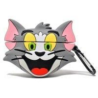 Силіконовий футляр Tom & Jerry series для навушників AirPods Pro + карабін Сірий (44490)