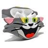 Силіконовий футляр Tom & Jerry series для навушників AirPods Pro + карабін Серый (44490)