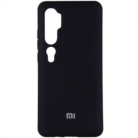 Чехол Silicone Cover Full Protective (A) для Xiaomi Mi Note 10 / Note 10 Pro / MI CC9 Pro Чорний (4727)