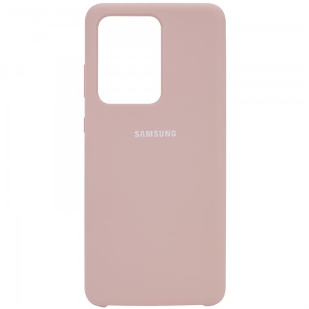 Чехол Silicone Cover (AA) для Samsung Galaxy S20 Ultra Рожевий (4735)