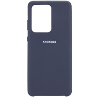 Чехол Silicone Cover (AA) для Samsung Galaxy S20 Ultra Синій (4736)