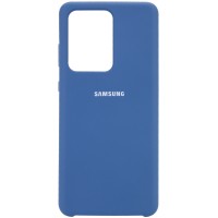 Чехол Silicone Cover (AA) для Samsung Galaxy S20 Ultra Синій (4737)