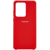 Чехол Silicone Cover (AA) для Samsung Galaxy S20 Ultra Червоний (4734)