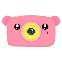 Детская фотокамера Baby Photo Camera Bear Розовый (14002)