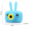 Детская фотокамера Baby Photo Camera Rabbit Блакитний (14004)