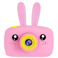 Детская фотокамера Baby Photo Camera Rabbit Рожевий (18272)