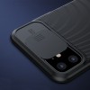 Карбоновая накладка Nillkin Camshield (шторка на камеру) для Apple iPhone 11 (6.1'') Черный (12445)