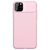 Карбоновая накладка Nillkin Camshield (шторка на камеру) для Apple iPhone 11 Pro Max (6.5'') Розовый (12449)