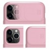 Карбоновая накладка Nillkin Camshield (шторка на камеру) для Apple iPhone 11 Pro Max (6.5'') Розовый (12449)