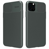 Карбоновая накладка Nillkin Camshield (шторка на камеру) для Apple iPhone 11 Pro (5.8'') Зелений (12446)