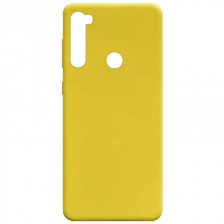 Силиконовый чехол Candy для Xiaomi Redmi Note 8T Желтый (18273)