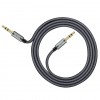 Аудио кабель Aux Hoco UPA03 (1m) Сірий (20532)